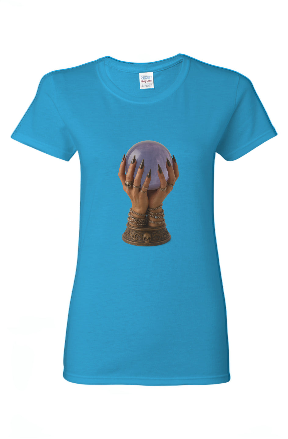 "Cristalball" Ladies Heavy Cotton T-Shirt