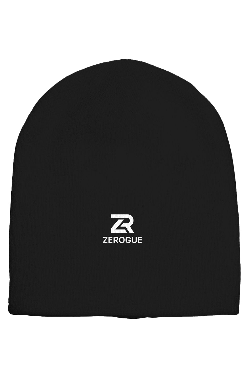 "Zerogue Logo" Short Beanie (Embroidery W)