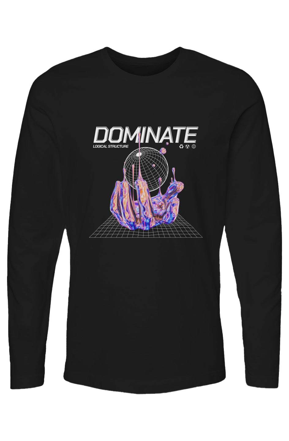 "DOMINATE - Premium Cotton Long Sleeve T-Shirt