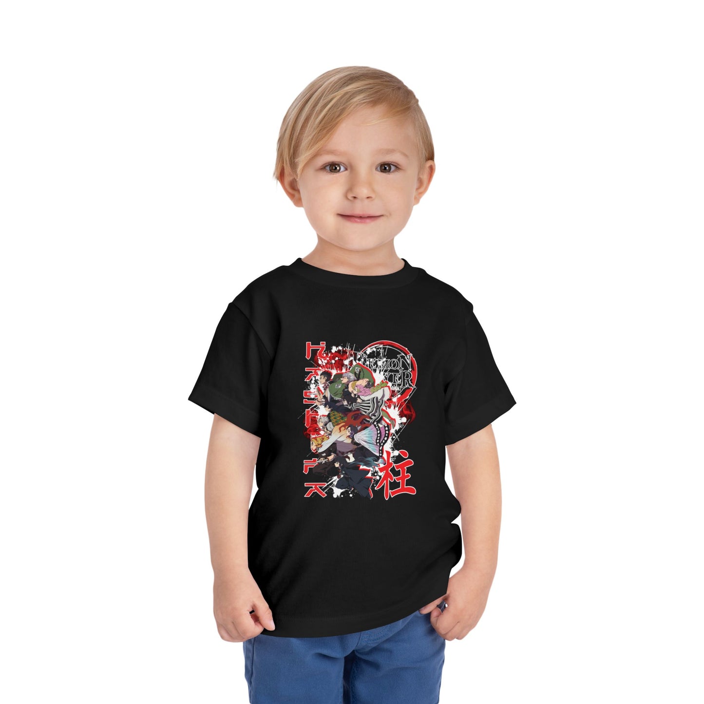 "Hashria" Toddler Graphic Tee, Fun Kids Shirt, Anime Inspired Toddler Top.