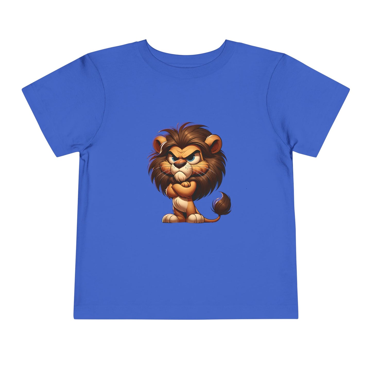 Grumpy Lion Toddler Tee, Cute Kids T-Shirt, Animal Graphic Shirt, Gift for Toddlers, Birthday Outfit, Zoo Trip Apparel