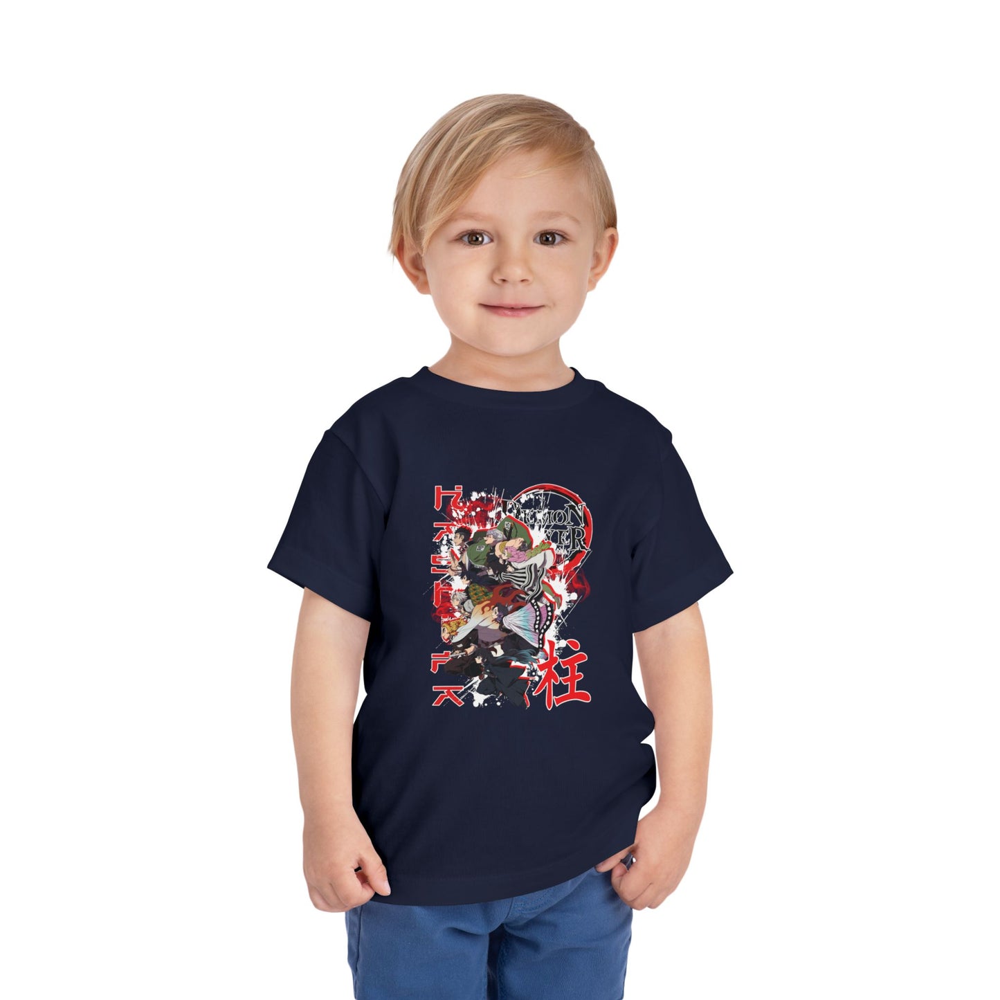 "Hashria" Toddler Graphic Tee, Fun Kids Shirt, Anime Inspired Toddler Top.