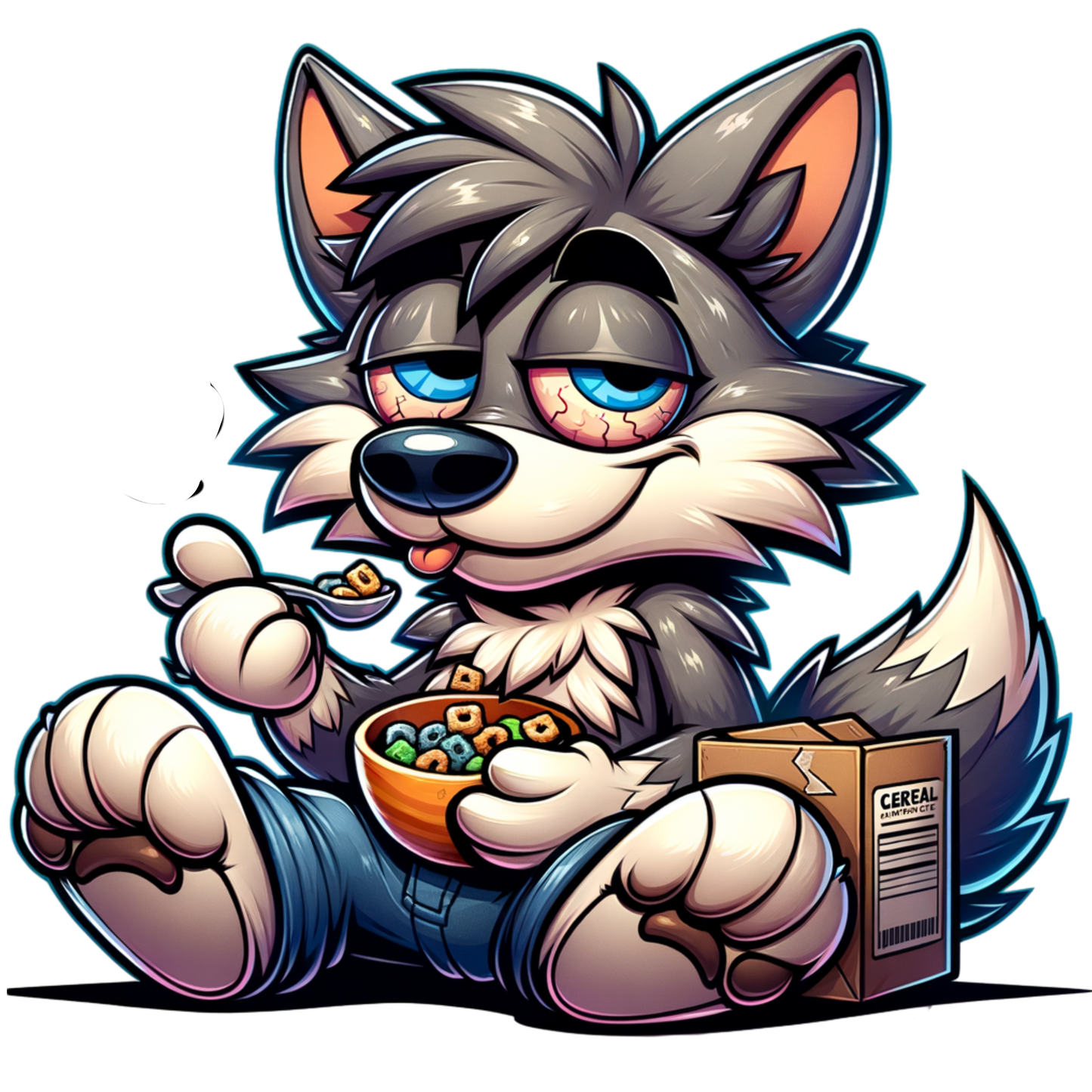 "420 Stoner Crazy Wolf"