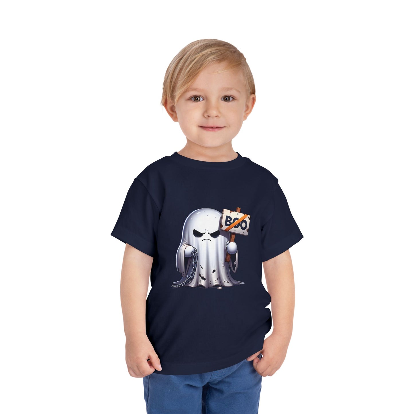 "Boo Ghost" Toddler Short Sleeve Tee.