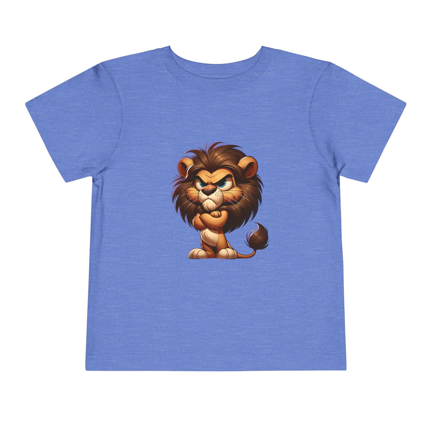 Grumpy Lion Toddler Tee, Cute Kids T-Shirt, Animal Graphic Shirt, Gift for Toddlers, Birthday Outfit, Zoo Trip Apparel