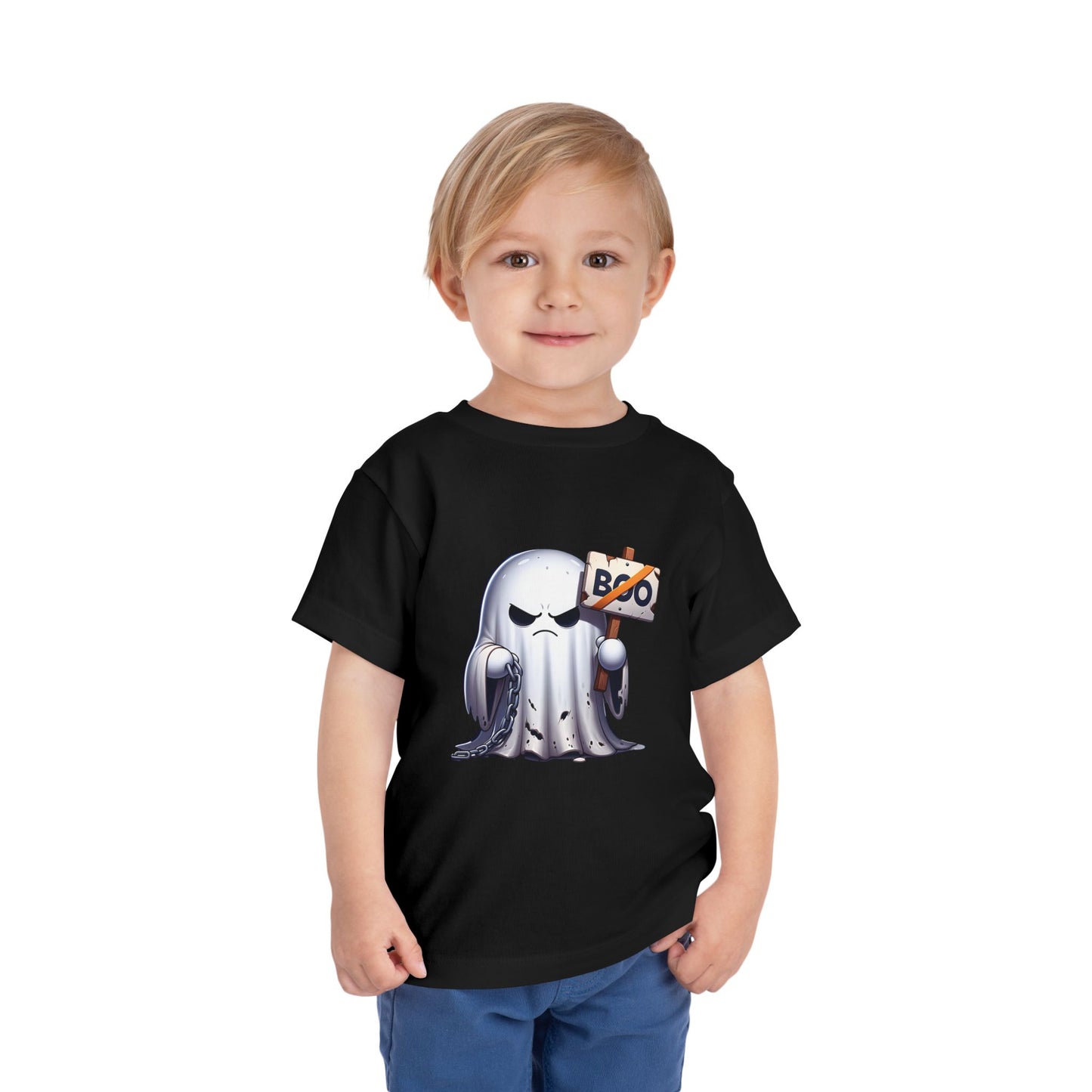 "Boo Ghost" Toddler Short Sleeve Tee.